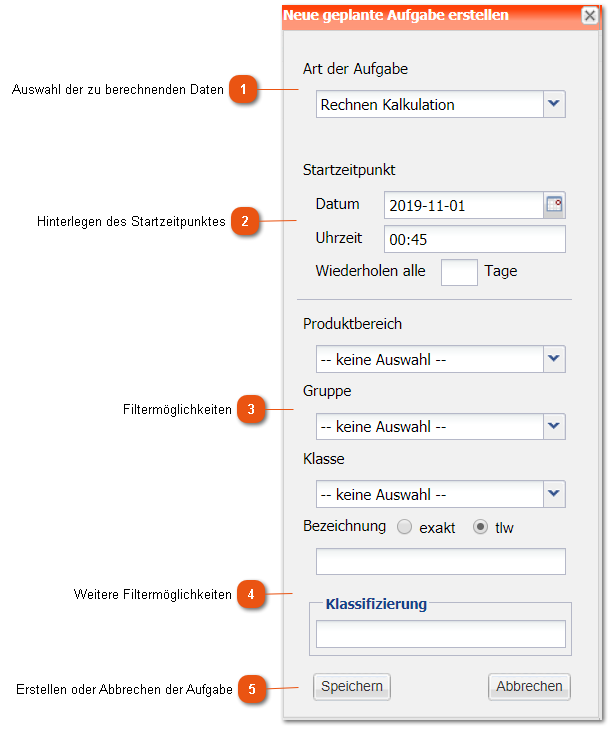 Erstellen einer geplanten Aufgabe