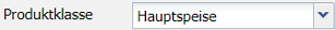 2. Auswahl der Produktklasse