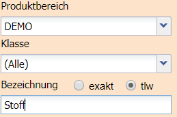 6. Hinterlegen der Sucheinstellungen