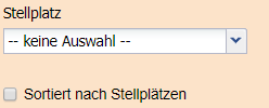 6. Stellplatzsortierung