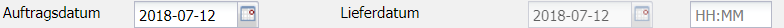 2. Auftrags- und Lieferdatum