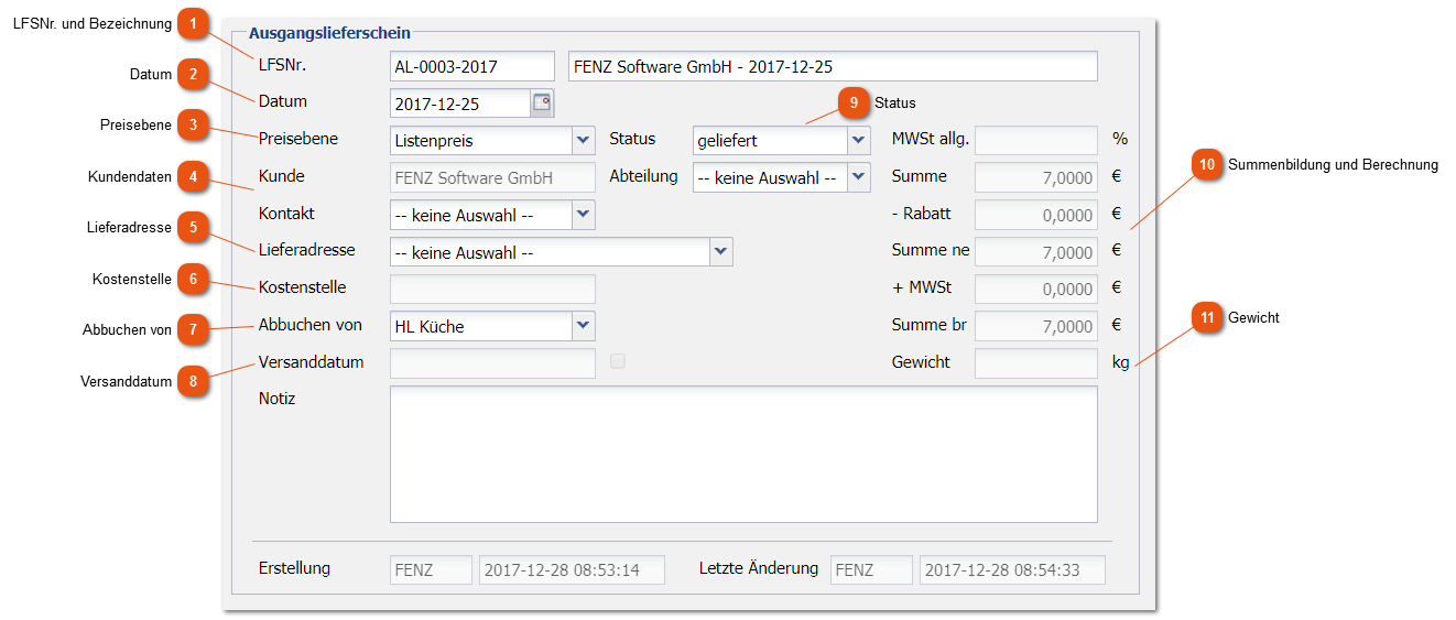 3.5.4. Ausgangslieferscheine