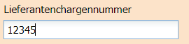 1. Lieferantenchargennummer
