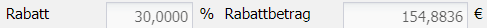 11. Rabatt/Rabattbetrag