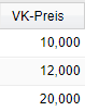 2. Hinterlegen des VK-Preises