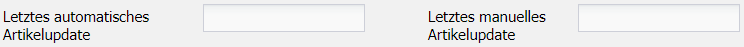 25. Letztes automatische / manuelles Artikelupdate