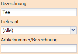 2. Sucheinstellungen