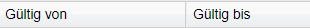 1. Gültigkeitszeitraum