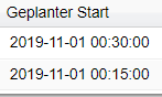 3. Geplanter Start